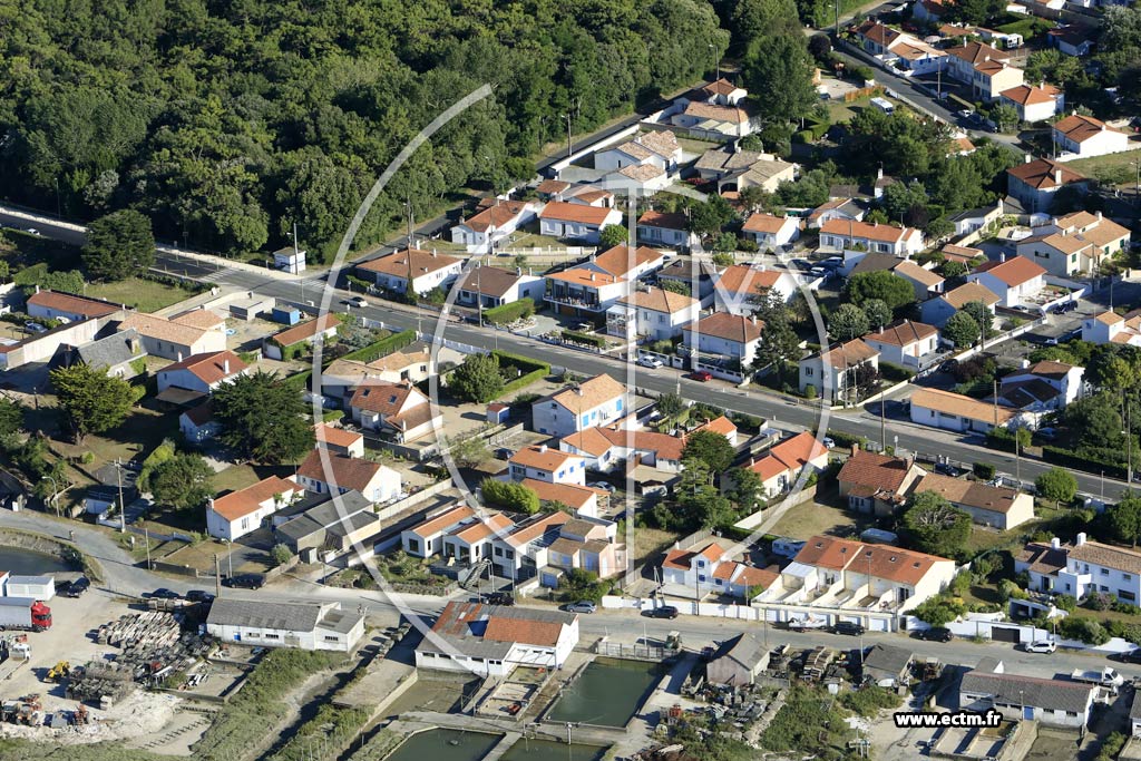 Photo arienne de La Barre-de-Monts (la Garenne)