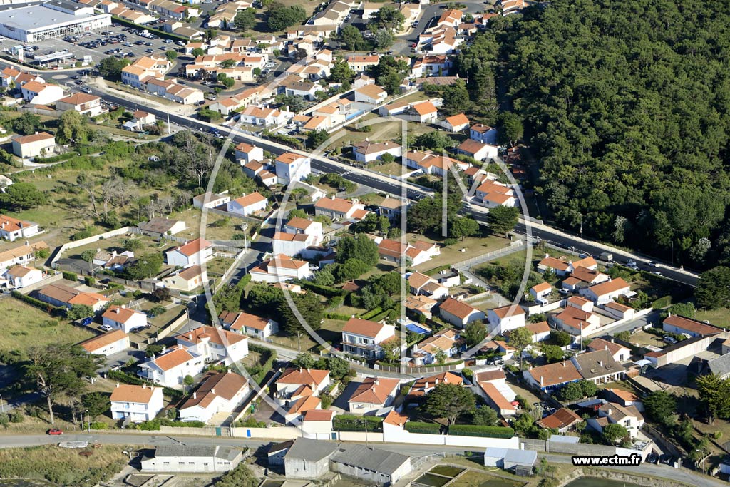 Photo arienne de La Barre-de-Monts (la Pointe)