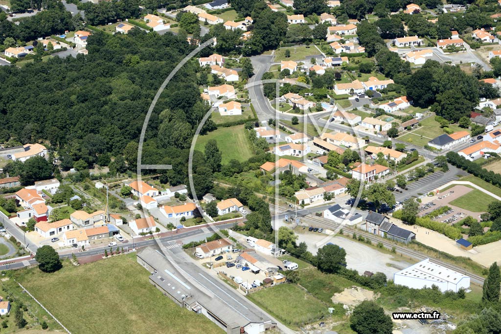 Photo arienne de La Garnache (Impasse de la Gare)