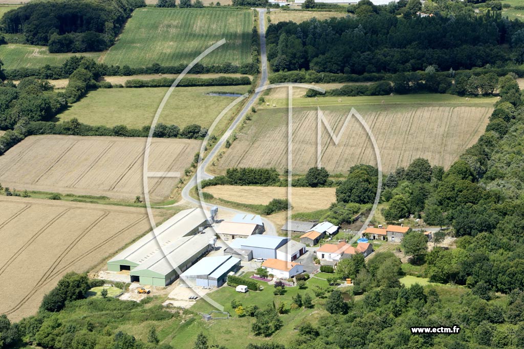 Photo arienne de La Garnache (la Rivire)