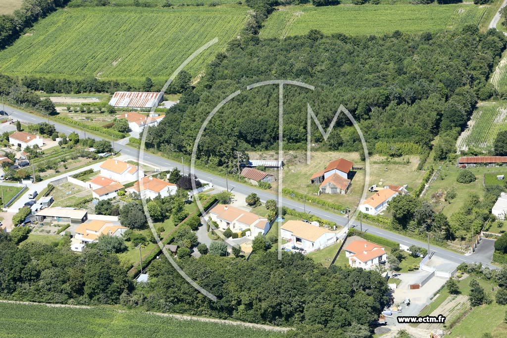 Photo arienne de La Garnache (le Plateau de la Juchepie)