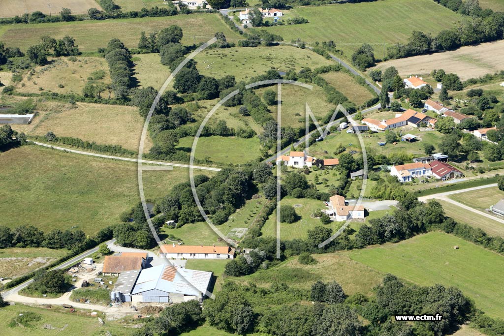 Photo arienne de Sallertaine (l'Abbaye du Payr)