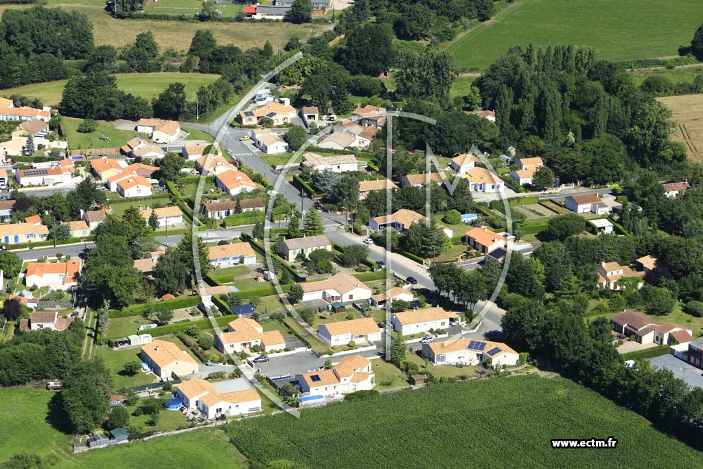 Photo arienne de La Gntouze