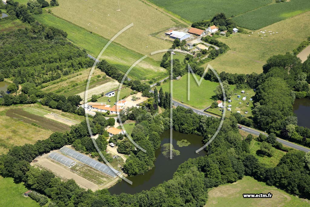 Photo arienne de Saint-Christophe-du-Ligneron (le Bois des Landes)