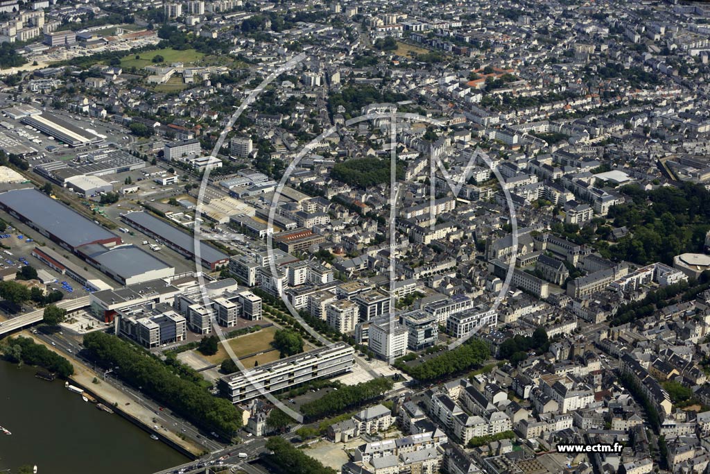 Photo arienne de Angers (Centre)