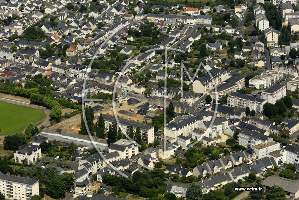 Photo arienne de Angers (Saint-Lazare)