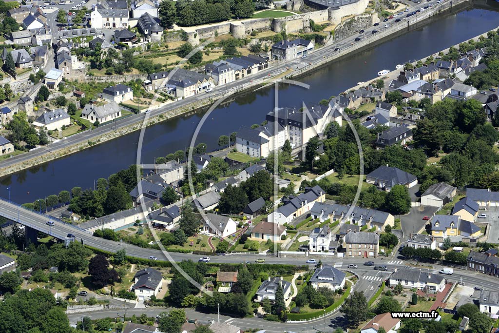 Photo arienne de Mayenne (Centre)