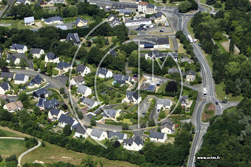 Photo arienne de Mayenne (la Grande Vigne)