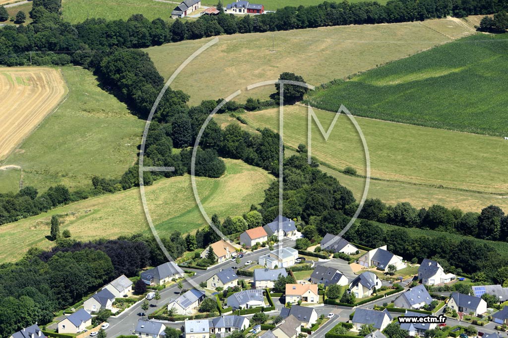 Photo arienne de Mayenne (la Touche)