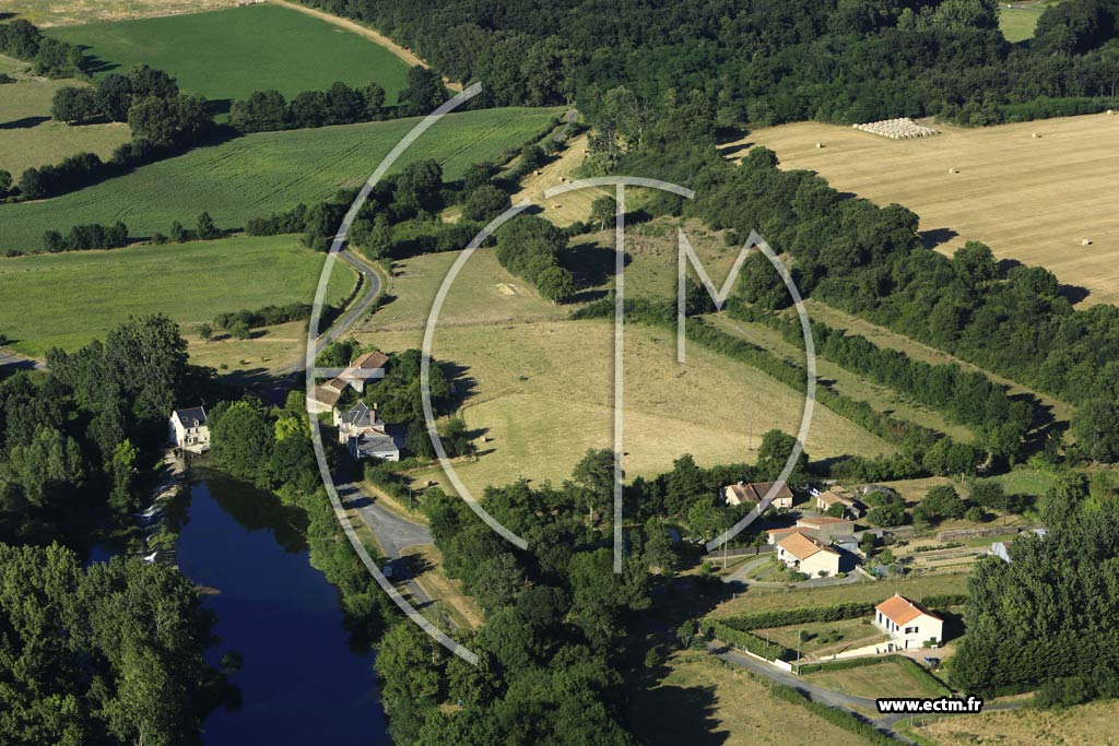 Photo arienne de Sainte-Verge (le Moulin Blanchard)