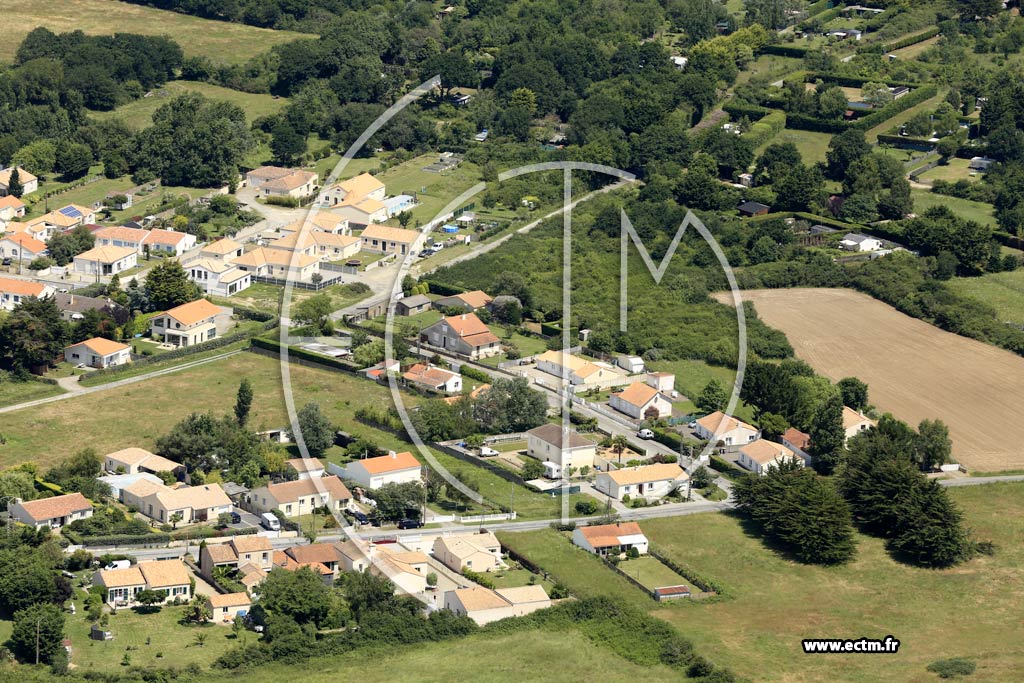 Photo arienne de La Plaine-sur-Mer (la Masure)