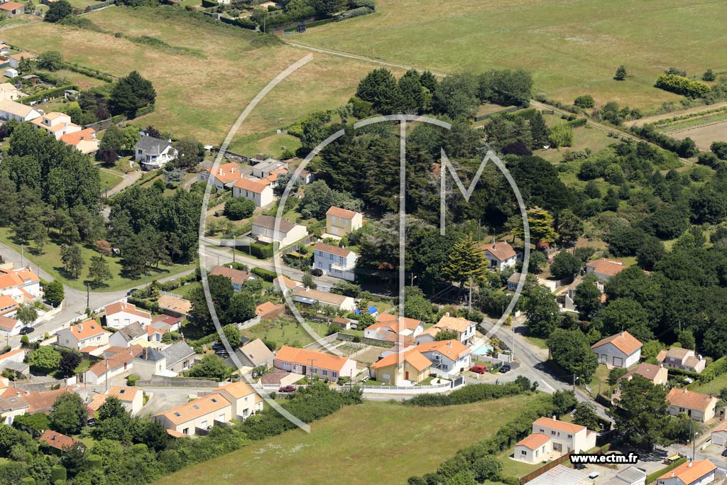 Photo arienne de La Plaine-sur-Mer (la Valle)