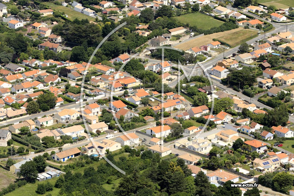 Photo arienne de La Plaine-sur-Mer (la Valle)