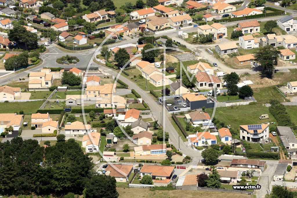 Photo arienne de La Plaine-sur-Mer (le Lottereau)