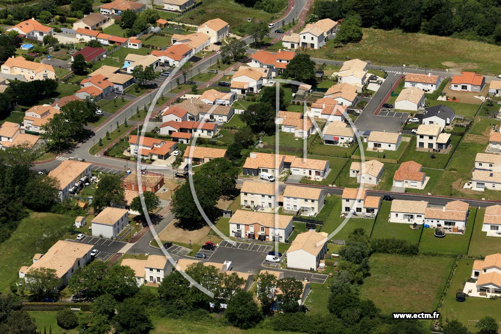 Photo arienne de Pornic (les Trois Croix)