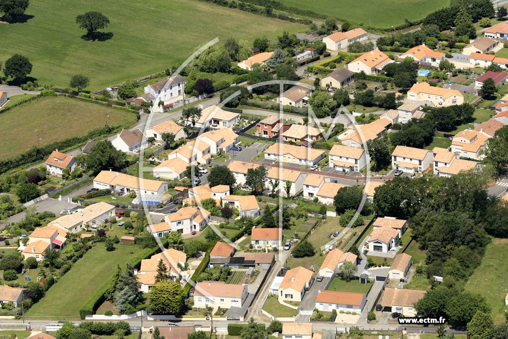 Photo arienne de Pornic (les Trois Croix)