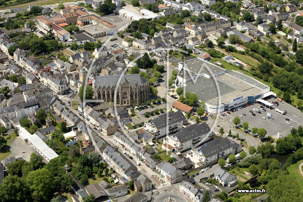 Photo arienne de Nort-sur-Erdre