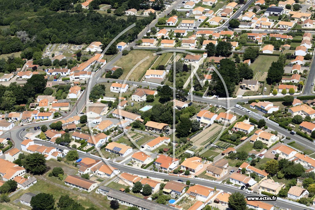 Photo arienne de Brem-sur-Mer