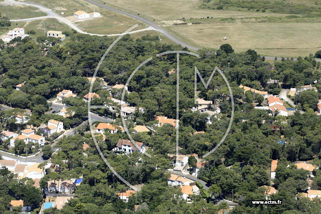 Photo arienne de Bretignolles-sur-Mer (la Garenne)