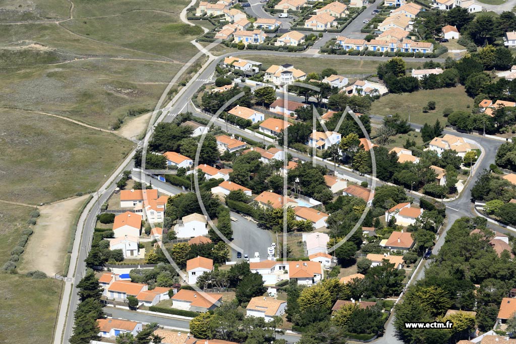 Photo arienne de Bretignolles-sur-Mer (la Garenne)