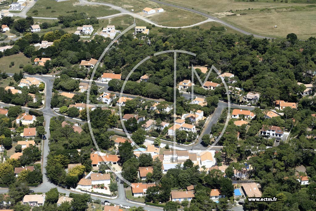 Photo arienne de Bretignolles-sur-Mer (la Garenne)