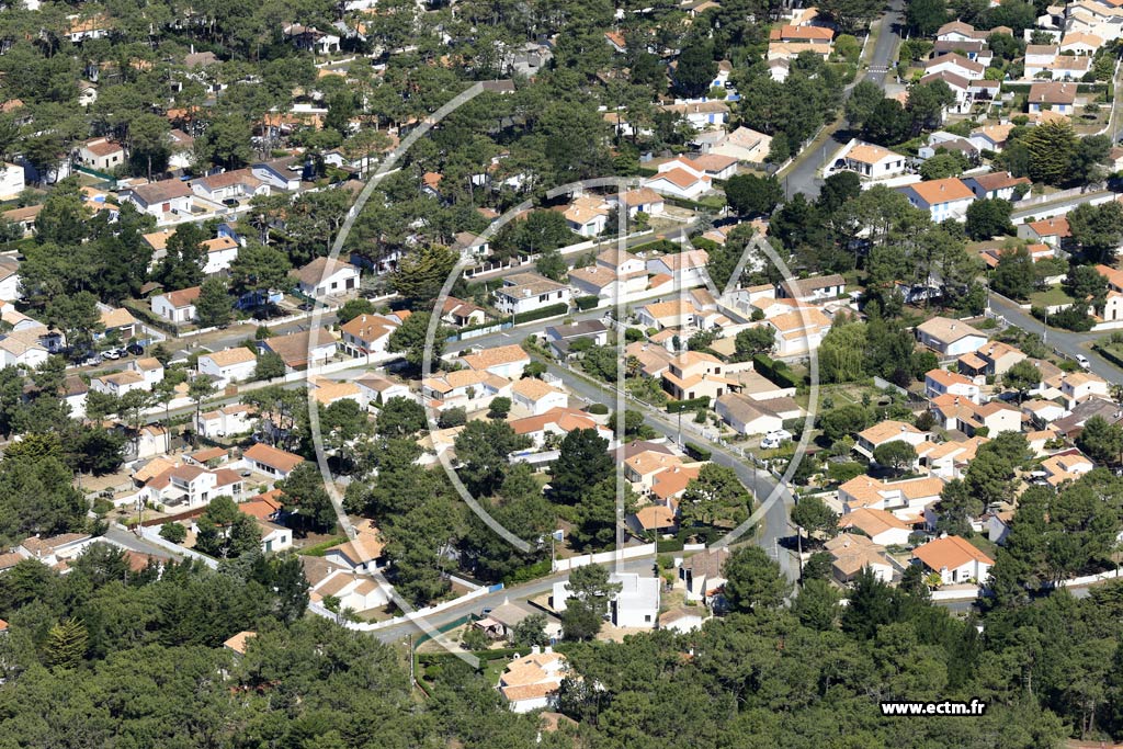 Photo arienne de La Tranche-sur-Mer (le Rocher)