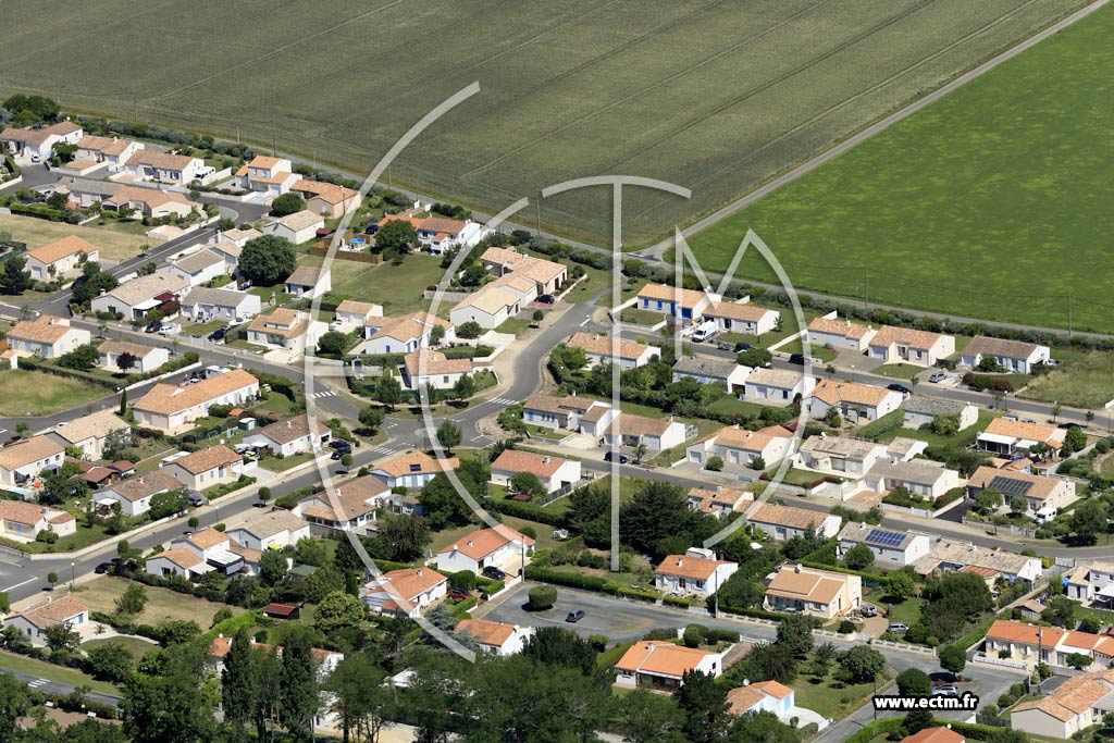 Photo arienne de Longeville-sur-Mer (la bougerie - les Chtelaines)