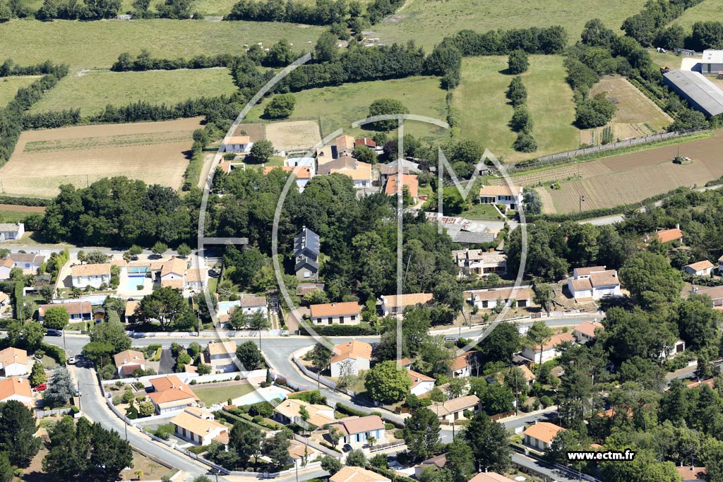 Photo arienne de Longeville-sur-Mer (le Parc de la Gurinire)