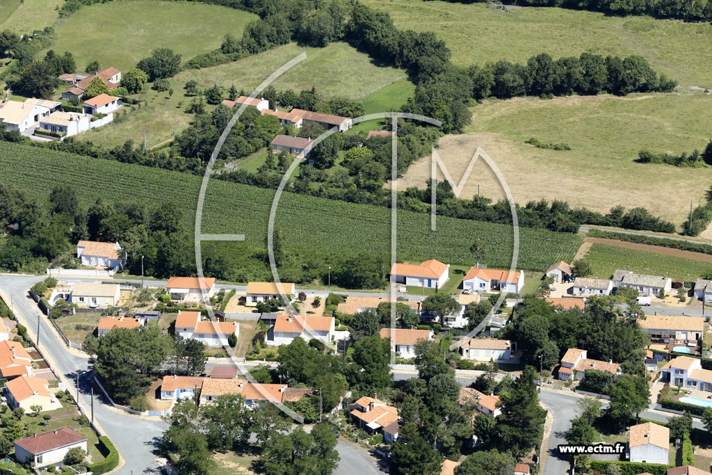 Photo arienne de Longeville-sur-Mer (le Parc de la Gurinire)