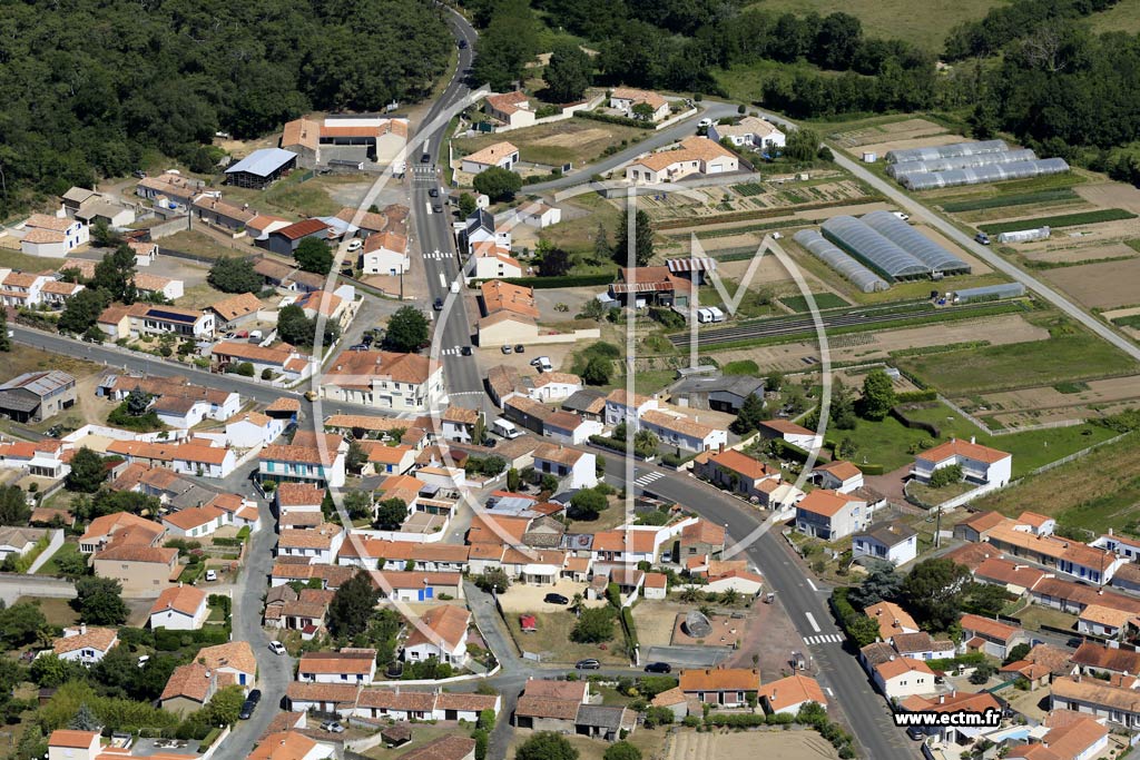 Photo arienne de Longeville-sur-Mer (les Conches)