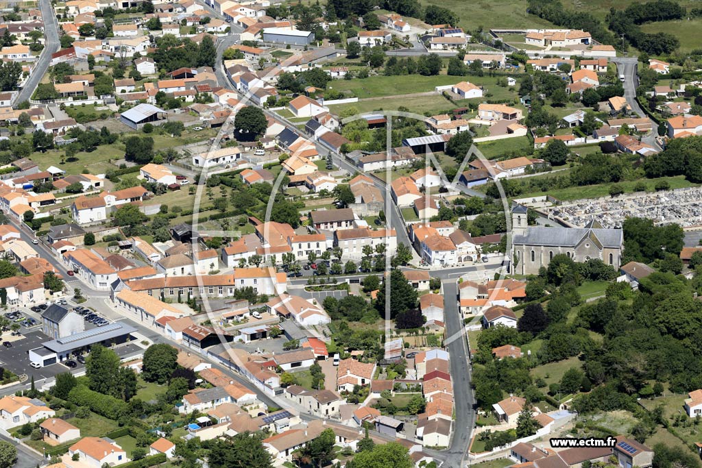 Photo arienne de Grues