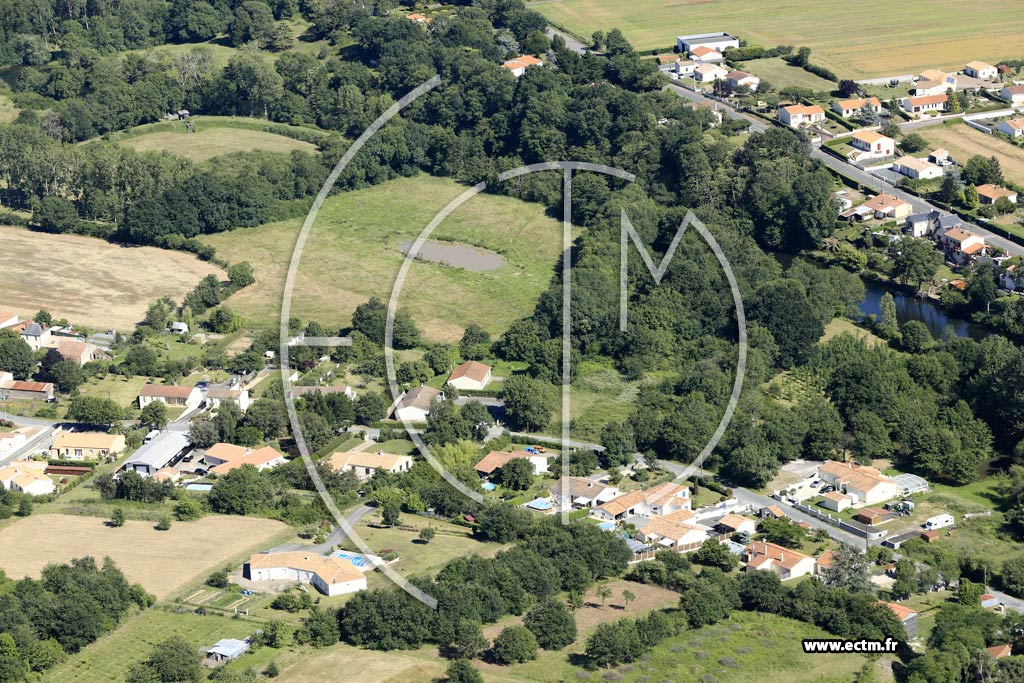 Photo arienne de Mareuil-sur-Lay-Dissais (la Nicolire)