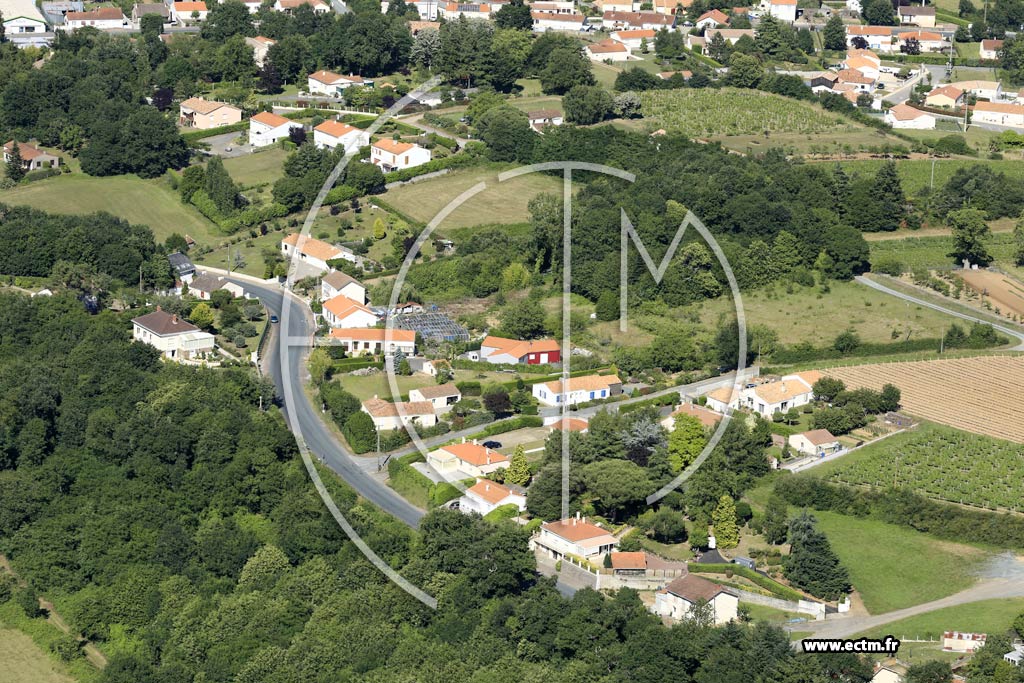 Photo arienne de Mareuil-sur-Lay-Dissais (les Tessonnes)