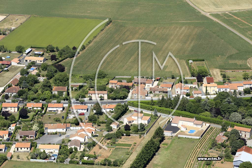 Photo arienne de Nalliers (le Moulin Barbaud)