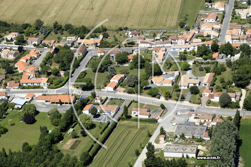 Photo arienne de Sainte-Radgonde-des-Noyers