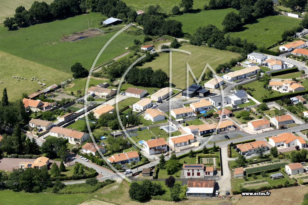 Photo arienne de Belleville-sur-Vie (la Mercery)