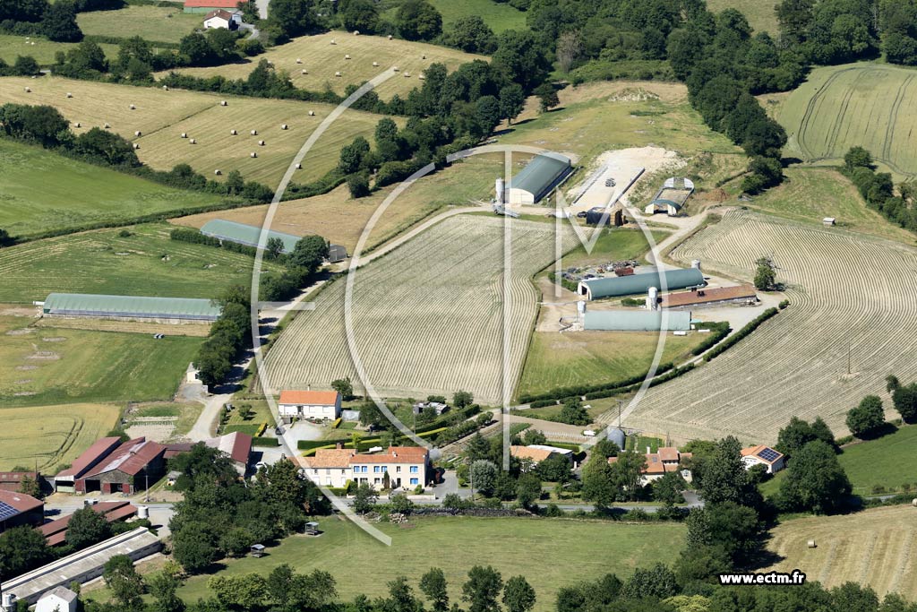 Photo arienne de La Gaubretire (la Garnaudire)