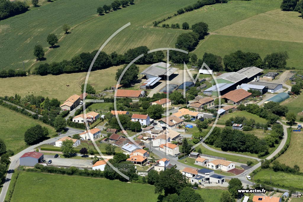 Photo arienne de Mesnard-la-Barotire (la Boule)