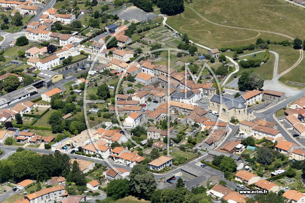 Photo arienne de Mortagne-sur-Svre (vrunes)