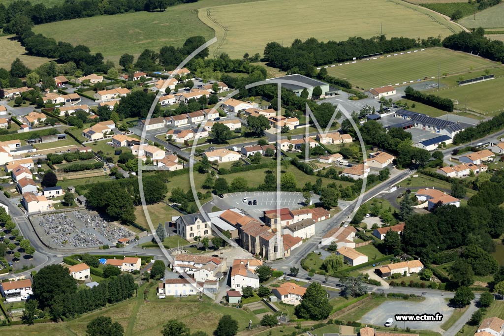 Photo arienne de Saint-Paul-en-Pareds