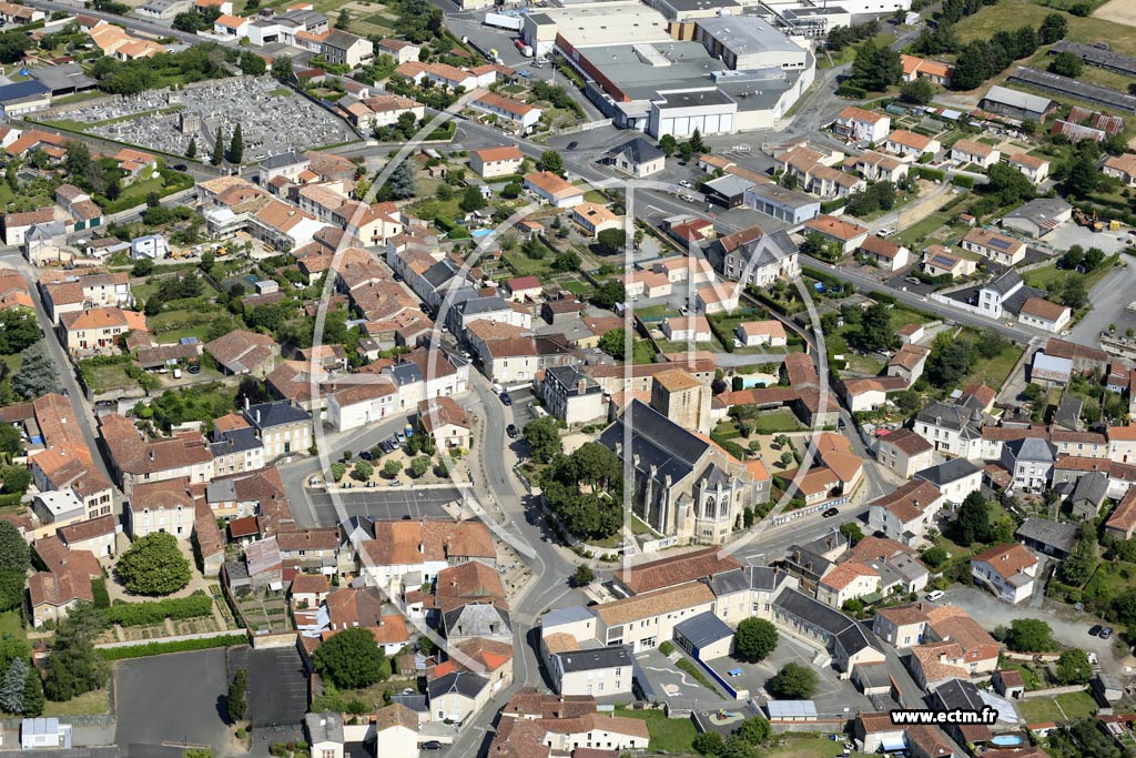 Photo arienne de Mouilleron-en-Pareds