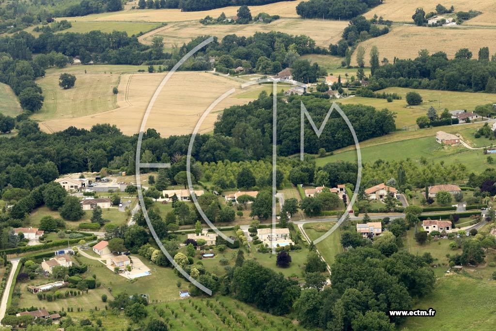 Photo arienne de Villeneuve-sur-Lot (Pech de Durand)