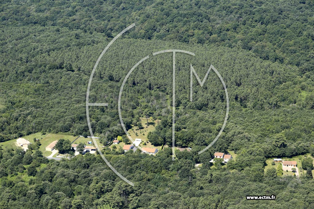 Photo arienne de La Chapelle-Gonaguet (Patraud)