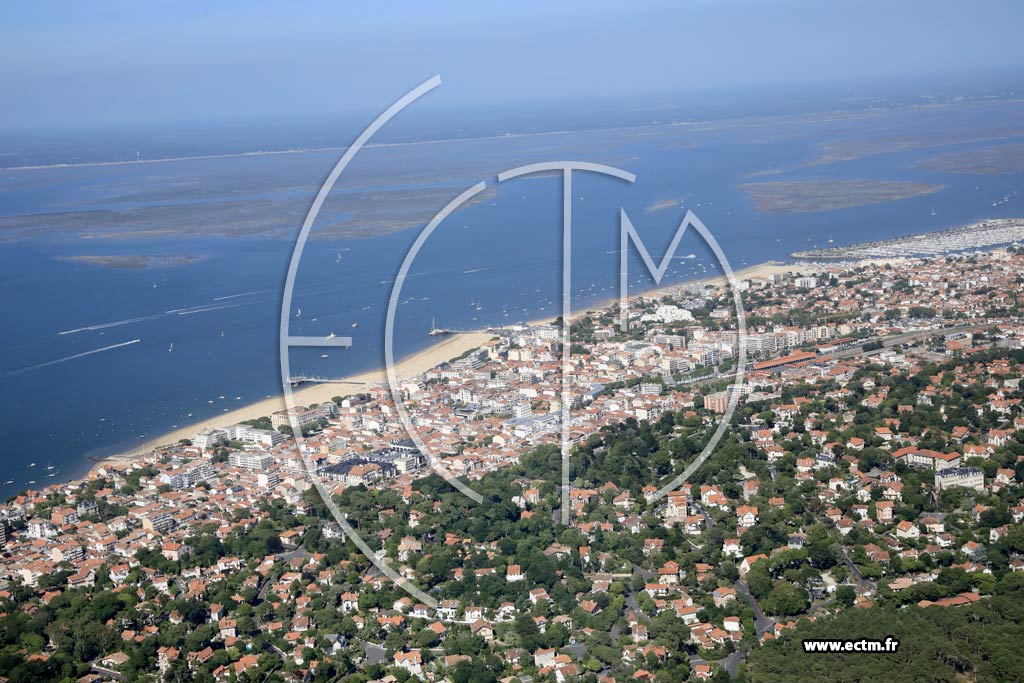 Photo arienne de Arcachon (Mauresque)