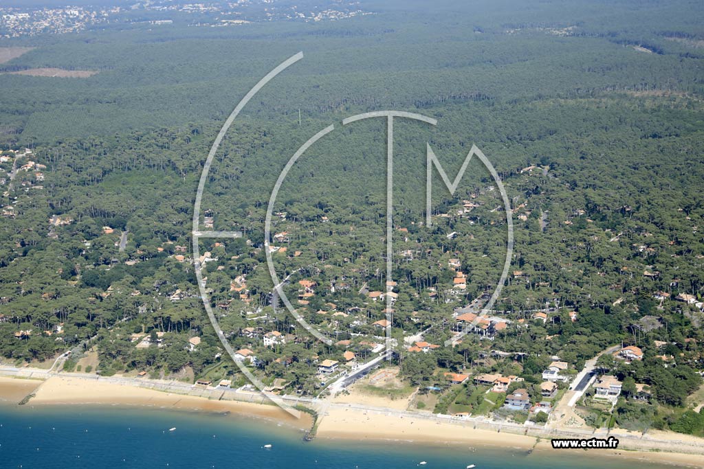 Photo arienne de La Teste-de-Buch (le Pilat Plage)