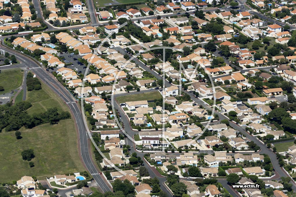 Photo arienne de Saint-Palais-sur-Mer (Rue des Combattants d'Afrique du Nord)