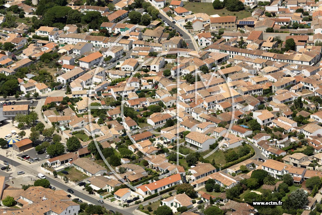 Photo arienne de La Couarde-sur-Mer (Centre)