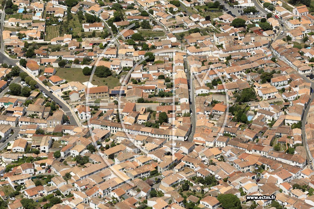 Photo arienne de La Couarde-sur-Mer (Centre)