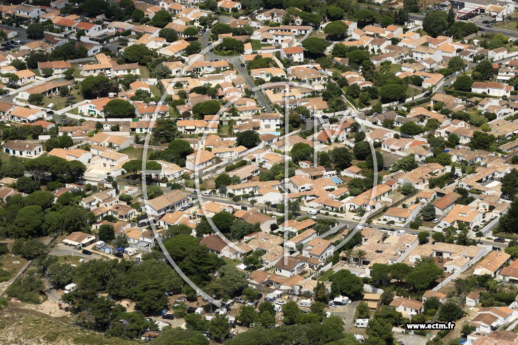 Photo arienne de La Couarde-sur-Mer (les Brades)