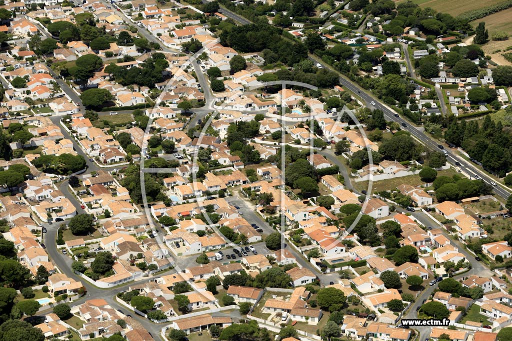 Photo arienne de La Couarde-sur-Mer (les Brades)